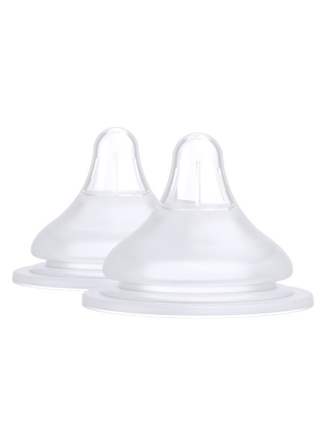 Quark RealFeel Bottle Nipples - Flex Flow - 2PC - Image 1