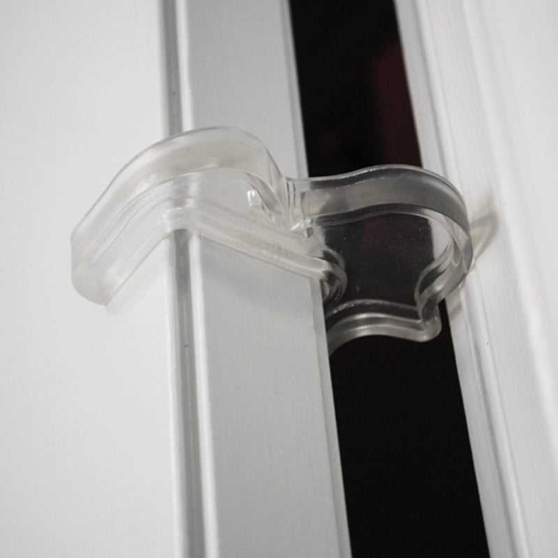 Kidkusion Door Pinch Guard | 2 Pack | Clear | Baby Safety Finger Protectors | Durable Child Safety - Image 2