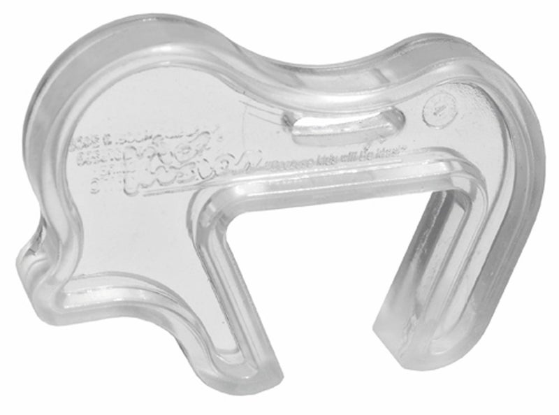 Kidkusion Door Pinch Guard | 2 Pack | Clear | Baby Safety Finger Protectors | Durable Child Safety - Image 1
