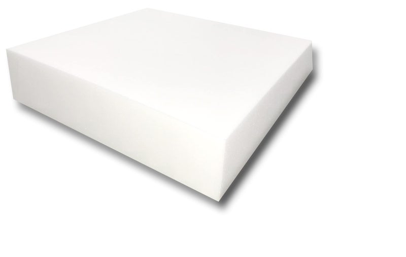 FoamTouch Upholstery Foam Cushion High Density, 5" H X 24" W X 24" L, White - Image 1