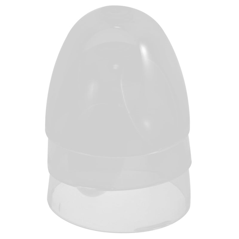 3 Pcs Transparent Baby Bottle Lids Plastic Screw Caps Dust Cover 6 2cm - Image 2