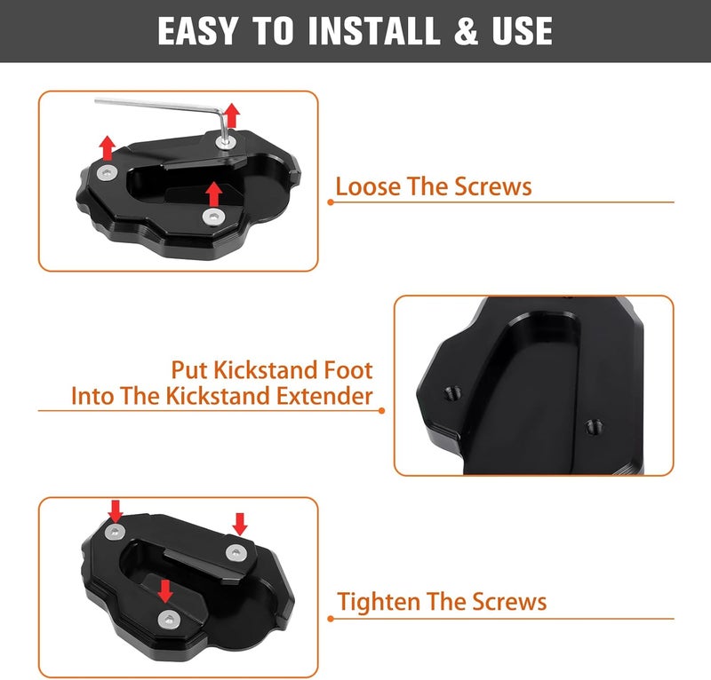 CHIFUN Kickstand Enlarger Pad for Honda Goldwing 1800 - Image 4