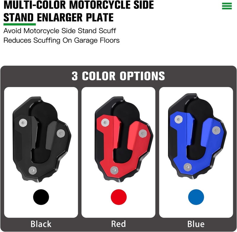 CHIFUN Kickstand Enlarger Pad for Honda Goldwing 1800 - Image 5