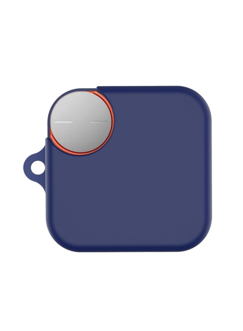 Silicone Case Compatible with CMF By Nothings Buds Pro 2 Headphone Protective Case for Wireless Headphones with Carabiner Anti-Drop Headset Case (Dark Blue) - Image 1