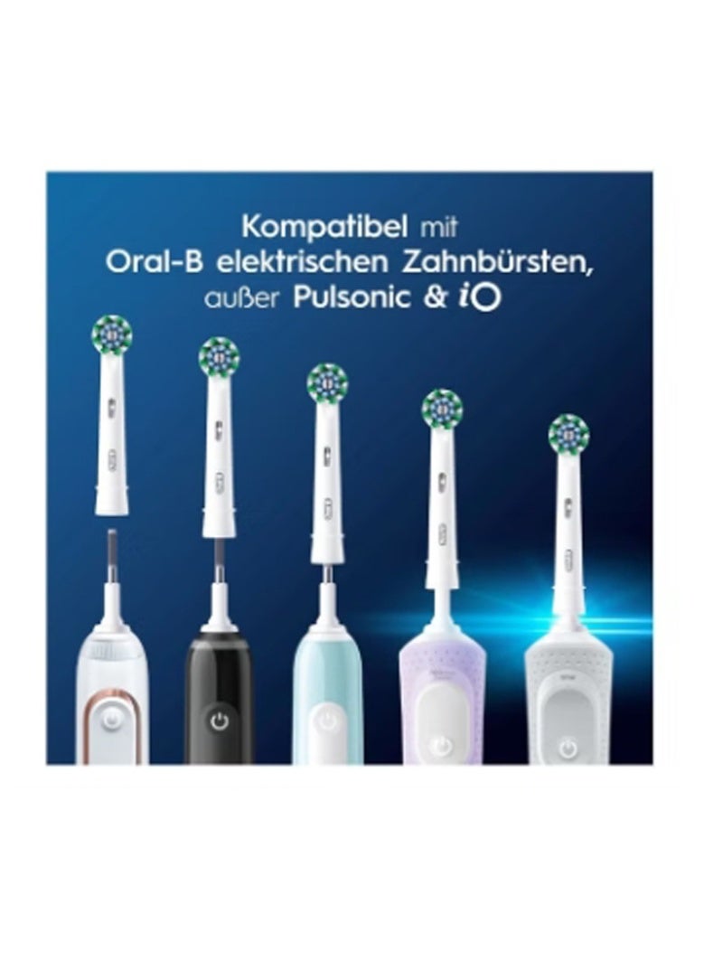 أورال بي رأس فرشاة الأسنان الكهربائية النظيفة الحساسة Oral-B Pro ، على شكل X و فرشات ناعمة إضافية لإزالة الفرشاة اللطيفة وإزالة اللوحة ، حزمة من 8 رؤوس فرشاة الأسنان ، أسود (قد تختلف التعبئة) - Image 4