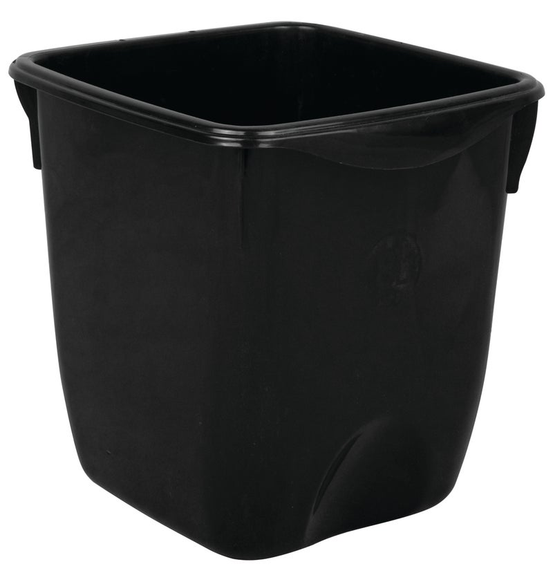 Mintra Trash Can Bin with Pedal  12 liters - Easy to Use , Color - Black | Size - 23x23x30 cm | Ideal for Office and home use - Image 2