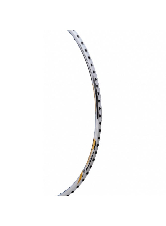 Li-Ning G-Force X5-79 Grams G6 Badminton Racket Strung Badminton Racket with Free Full Cover (White/Gold/Blue) - Image 5