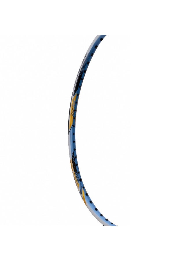 Li-Ning G-Force X5-79 Grams G6 Badminton Racket Strung Badminton Racket with Free Full Cover (White/Gold/Blue) - Image 4