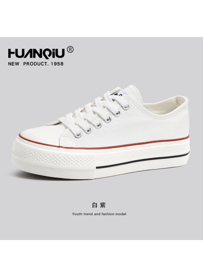 Global Canvas Shoes Spring Thin Breathable Niche Design Sneakers Trend Shoes Versatile Flat Lightweight