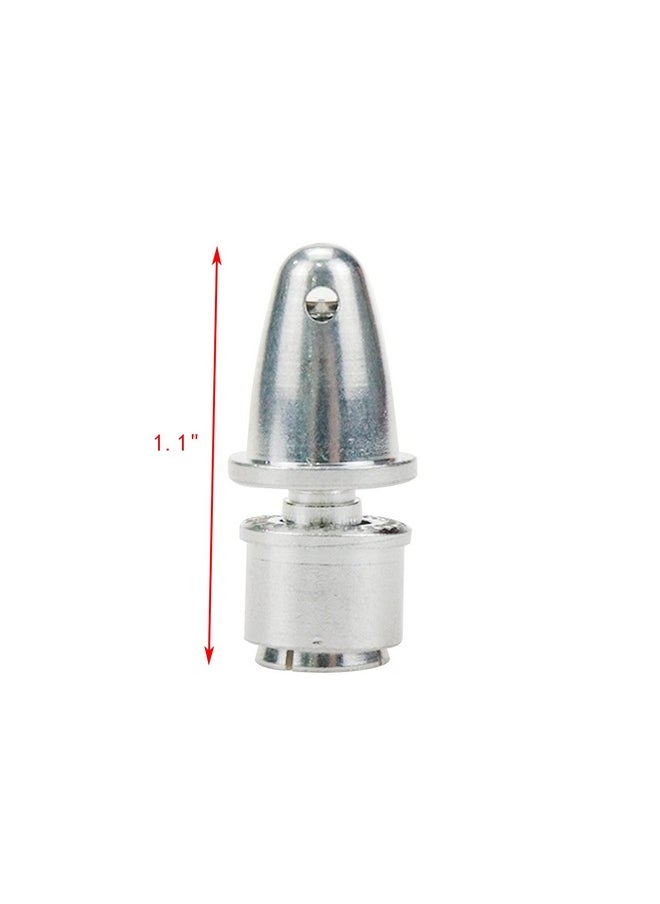 5Pcs Rc Aluminum Bullet Propeller Adapter Holder For Brushless Motor Prop (3.17Mm Aperture And 5Mm Output Axle)
