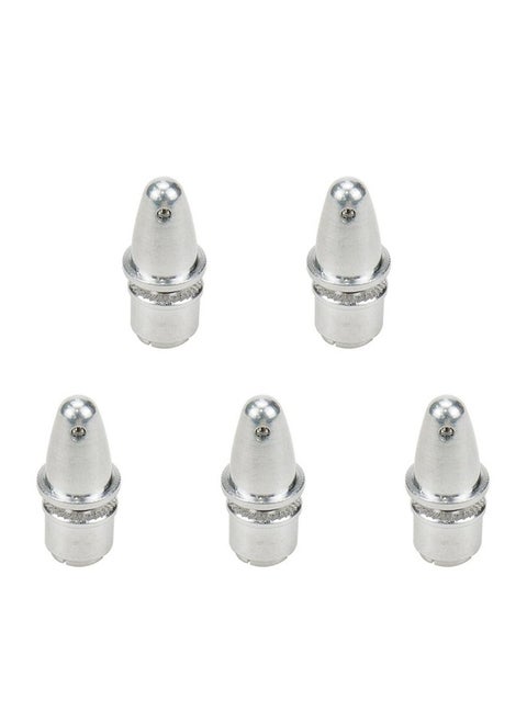 5Pcs Rc Aluminum Bullet Propeller Adapter Holder For Brushless Motor Prop (3.17Mm Aperture And 5Mm Output Axle)