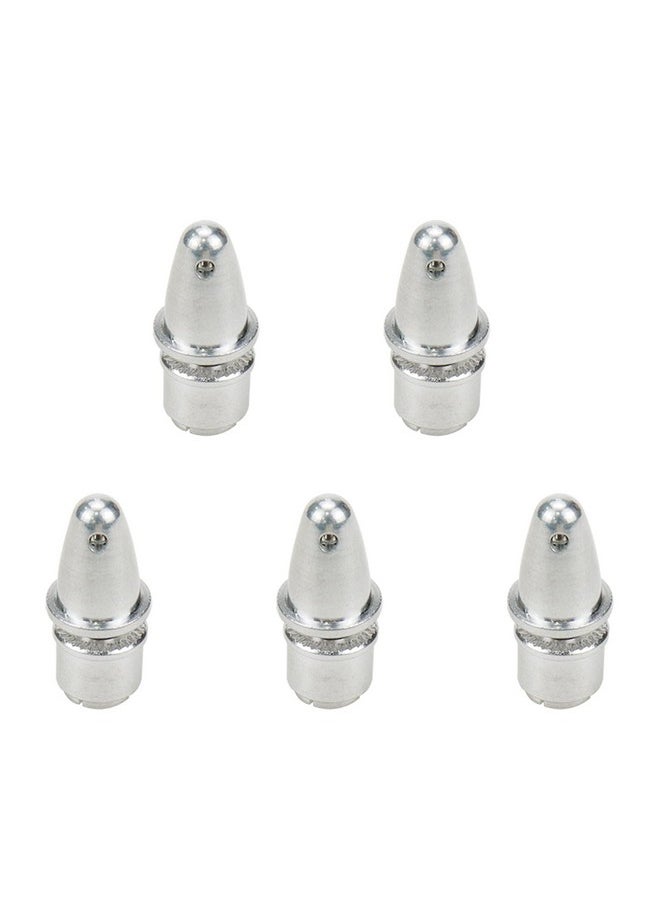5Pcs Rc Aluminum Bullet Propeller Adapter Holder For Brushless Motor Prop (3.17Mm Aperture And 5Mm Output Axle)