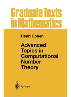 Advanced Topics in Computational Number Theory