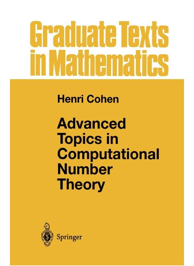 Advanced Topics in Computational Number Theory 