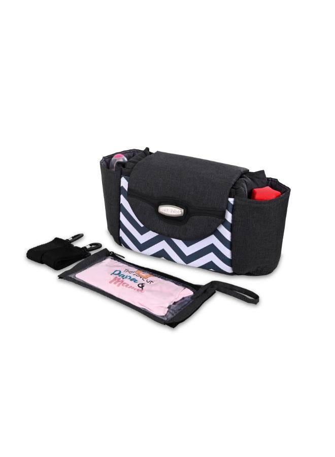 Petit bebe Diaper Bag formi Stroller organizer zigzag - Image 1
