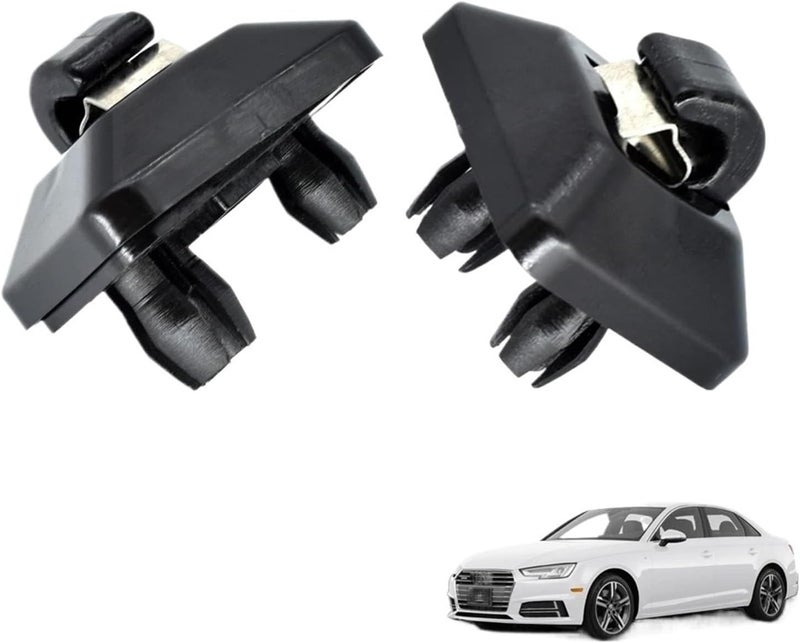 Wivplex 2x Car Inner Sun Visor Hook Clips for Audi Models - Image 1