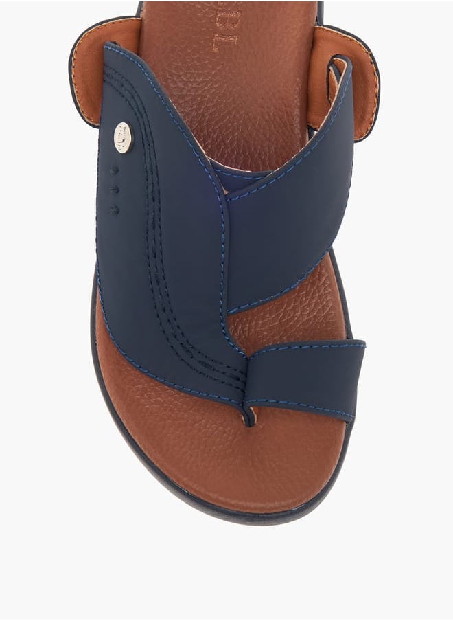LBL by Shoexpress Boys Textured Slip-On Arabic Sandals  - Image 3