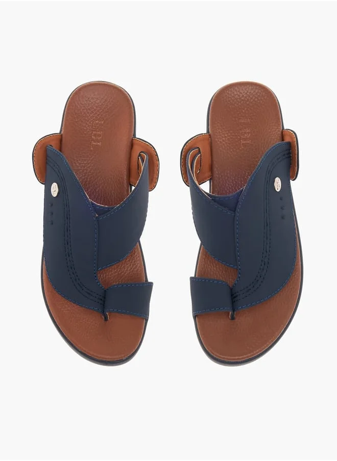 ال بي ال من شو اكسبرس Boys Textured Slip-On Arabic Sandals