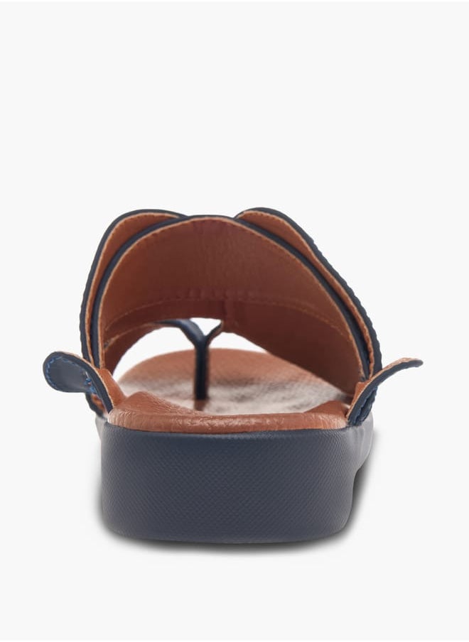 LBL by Shoexpress Boys Textured Slip-On Arabic Sandals  - Image 4