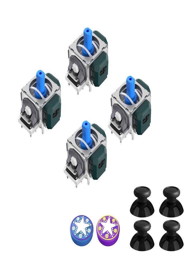AKNES TMR Electromagnetic Joystick Replacement for Switch Pro Controller, Anti-Drift Stick Repair Accessories for Switch Pro Controller - 2 Pairs - Image 1