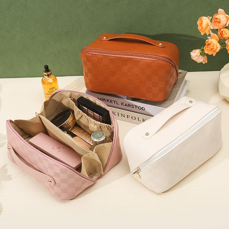 1 Minute Lazy Four-In-One Cosmetic Bag Student Ins Style Cosmetic Cosmetics Bag Portable Toiletry Bag Lightweight - Image 5