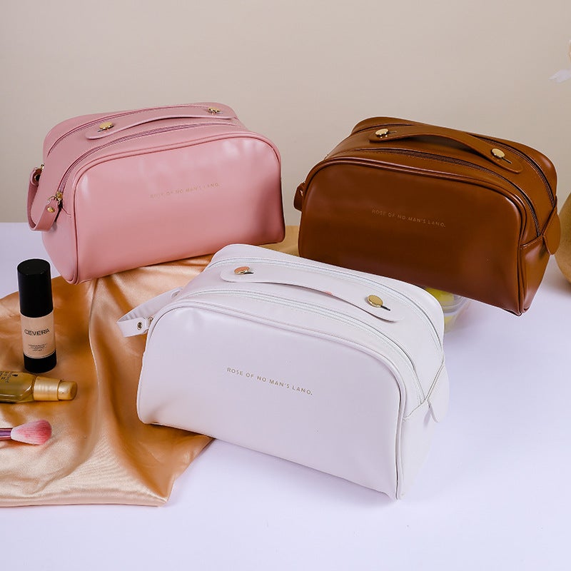 1 Minute Lazy Four-In-One Cosmetic Bag Student Ins Style Cosmetic Cosmetics Bag Portable Toiletry Bag Lightweight - Image 4