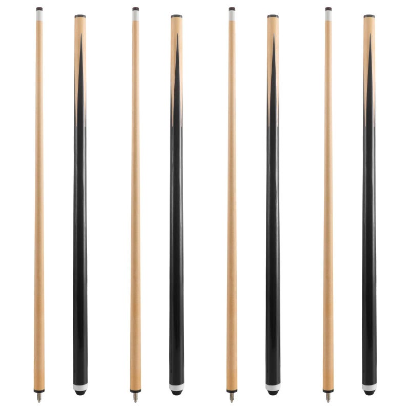HMQQ Pool Cue Stick/Billairds cue Stick Pool Stick 58" Set of 2/Set of 4 /Set of 4 20OZ, 48" Set of 2/ Set of 4, with Different Weight/Size/Quantity (58" Set of 4) - Image 1