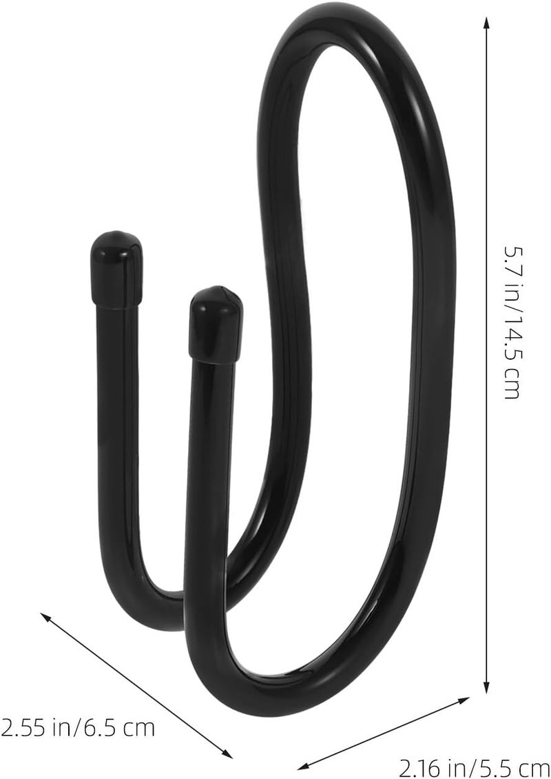 6pcs Chain Link Fence Hooks Plastic Fence Hangers for Pool Equipment and Garden Tools for Outdoor Storage and Organization - Image 2