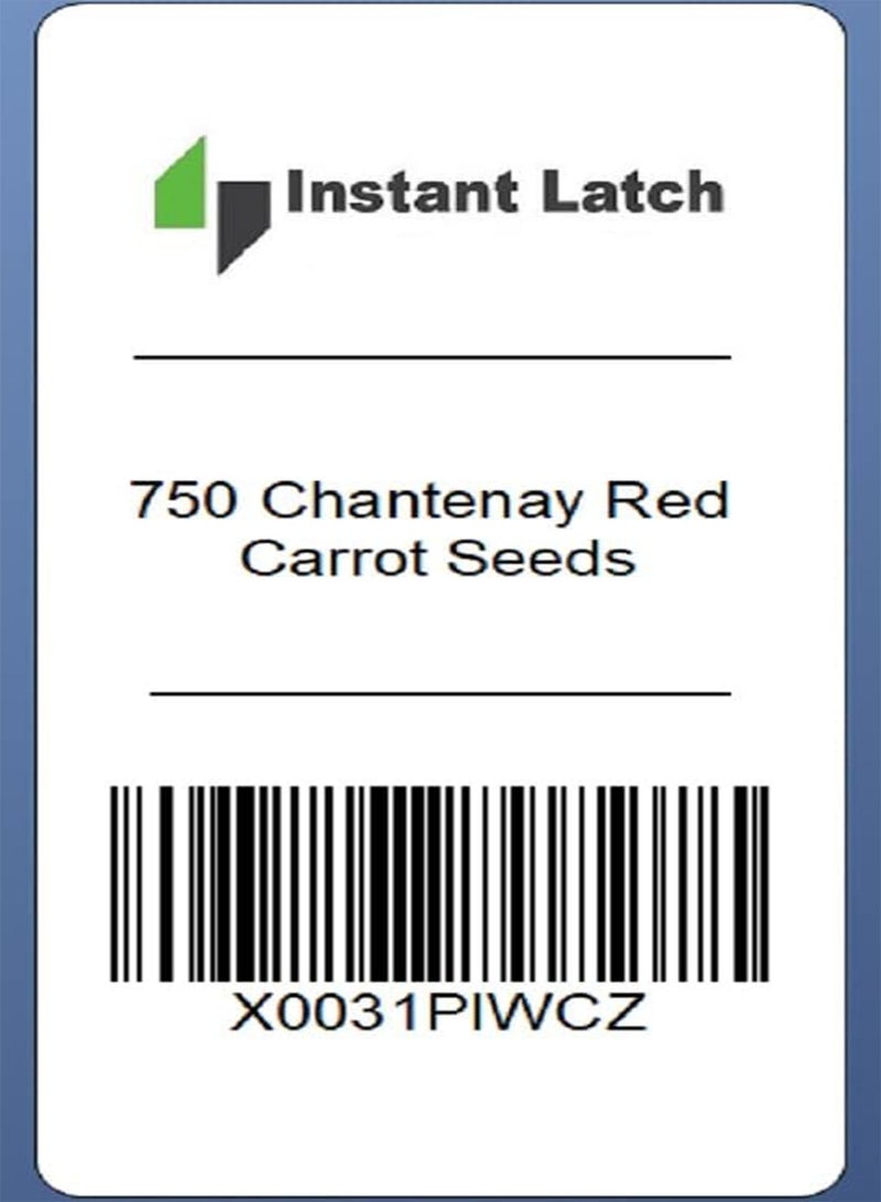 GGOOT 750 Chantenay Red Core Carrot Seeds | Non-GMO | Heirloom |  Garden Seeds - Image 2