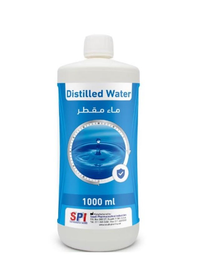 ماء مقطر طبي حجم 1 لتر