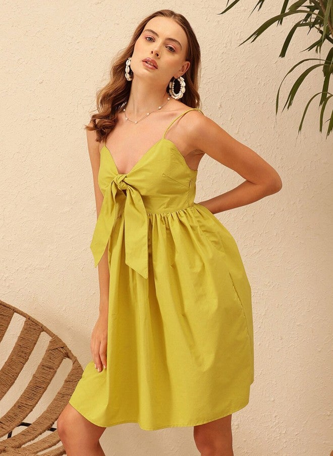 STREET 9 Cotton Fit & Flare Dress For Women - Image 3