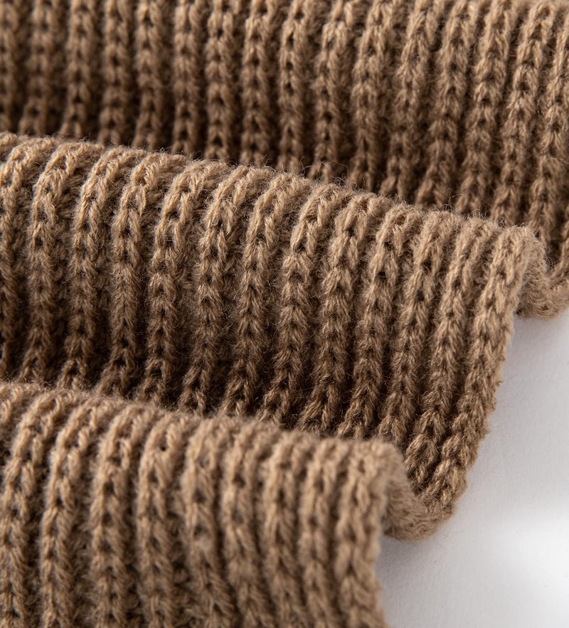 Villand Scarf Beanie Golves Set for Women and Men with Gift Box (Khaki) - Image 4