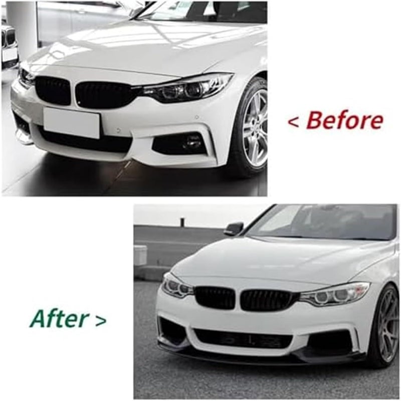 Wivplex Front Bumper Lip Spoiler Splitter for BMW 4 Series - Image 2