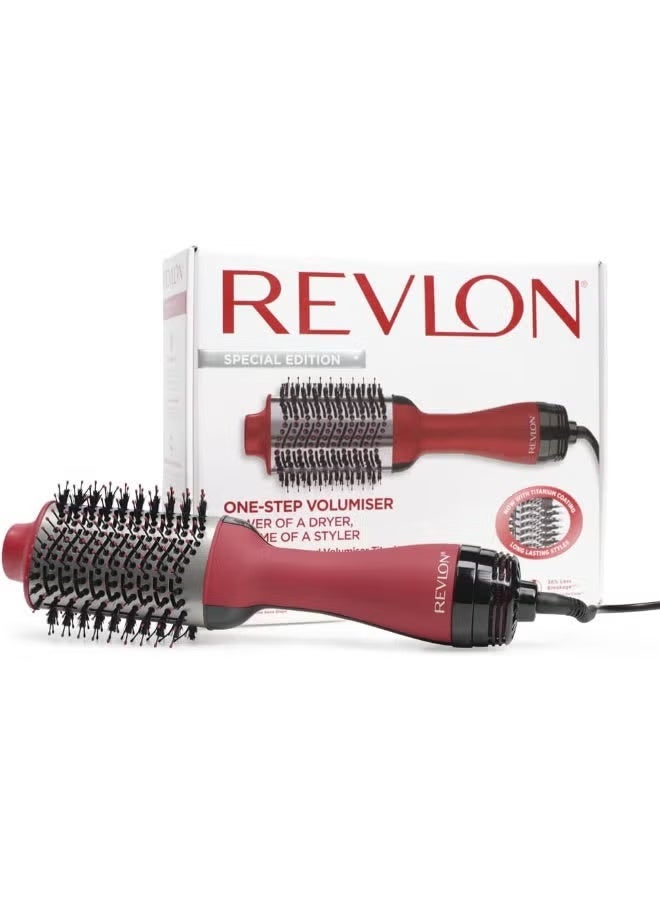 ريفلون مجفف ومصفف الشعر Revlon One Step، بإعدادين للحرارة بالإضافة إلى وضع الهواء البارد، مع طلاء من التيتانيوم - Image 5