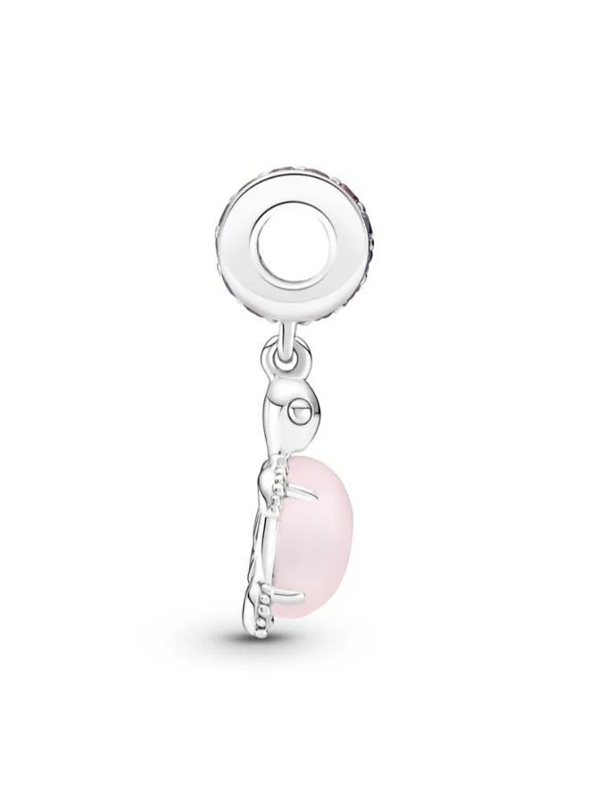 PANDORA Murano Glass Pink Sea Turtle Dangle Charm