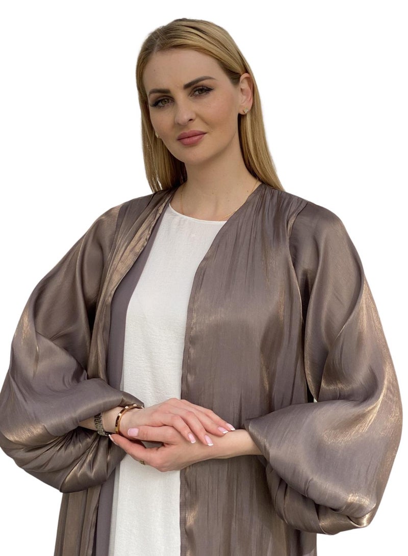 Moistreet Abaya Set Comes With Under Dress and Sheila - Image 5