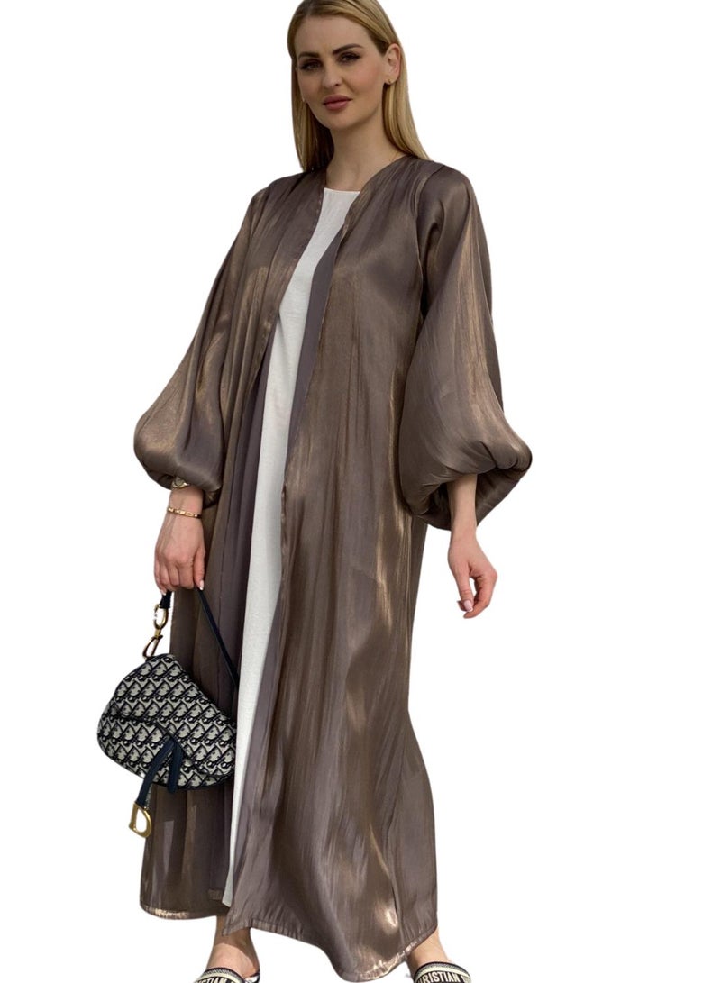 Moistreet Abaya Set Comes With Under Dress and Sheila - Image 4