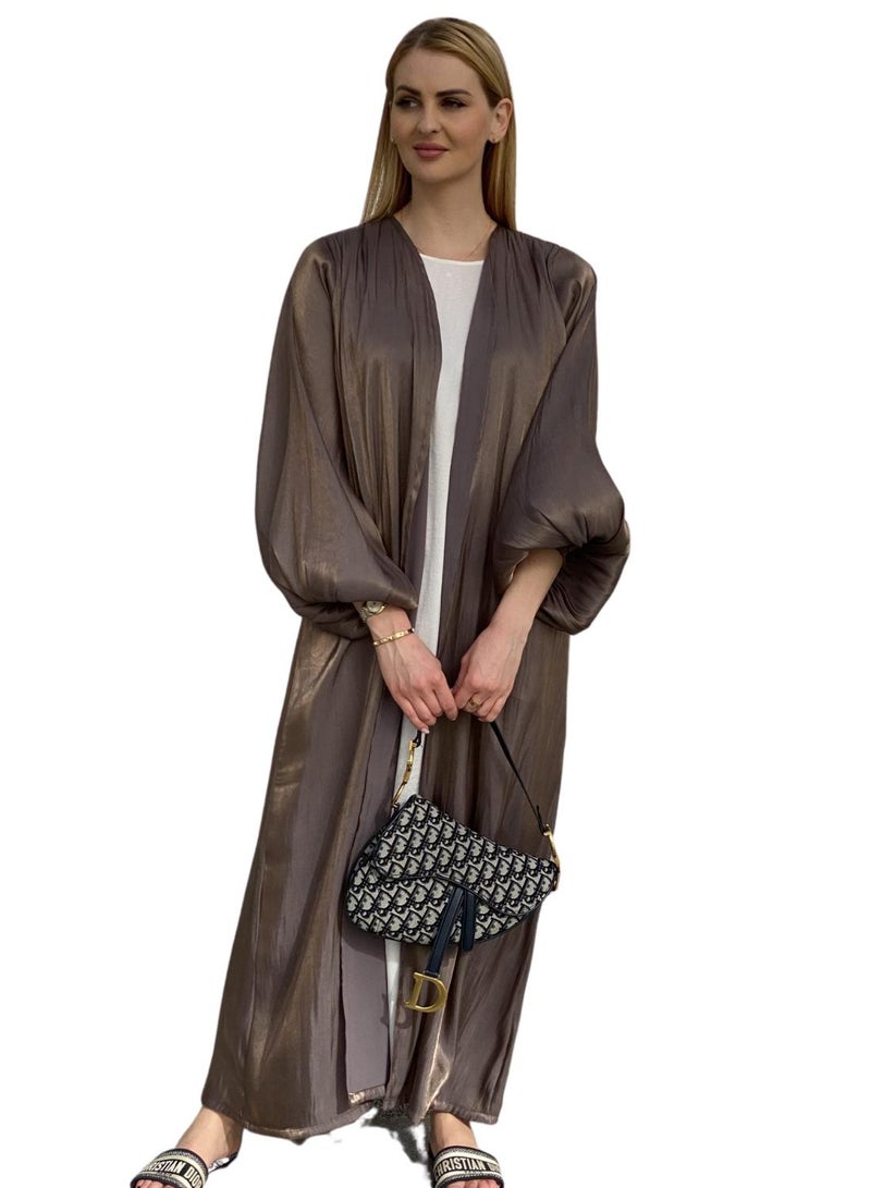 Moistreet Abaya Set Comes With Under Dress and Sheila - Image 1