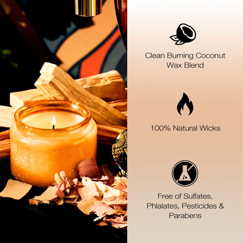 Voluspa Baltic Amber, Petite Candle Jar, 3.2 Ounce, 25 Hour Burn Time, Coconut Wax for Clean Burning, Handcrafted in the USA - Image 4