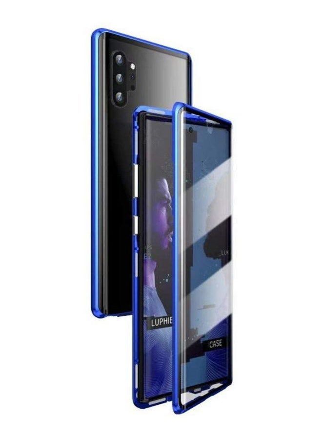Raxoom 360-Degree Magnetic Protective Case For Samsung Note 10 Blue/Clear