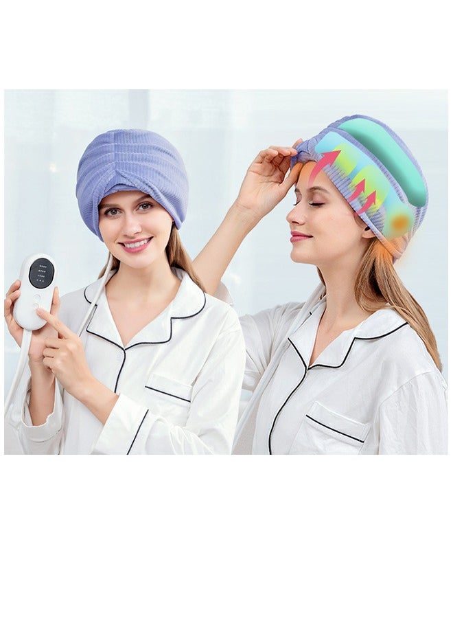 Arabest Electric Head Massager Scalp, Air Compression A Headache Hat Used for Migraines Tension Relief and Deep Sleeping, Grey  - Image 4