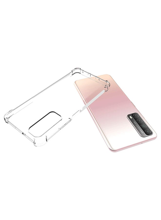 O Ozone Military Grade Clear Case Compatible With HUAWEI Y7a| Transparent Shockproof Protective Cover | Anti-Yellow Hard PC + Soft TPU Hybrid Case | Drop Protection & Slim Design - Image 3