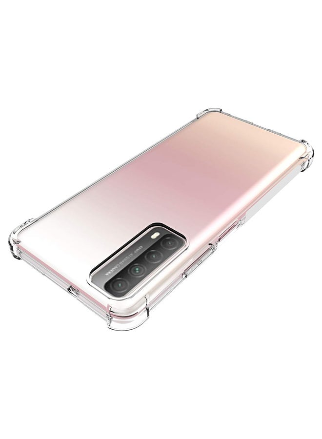 O Ozone Military Grade Clear Case Compatible With HUAWEI Y7a| Transparent Shockproof Protective Cover | Anti-Yellow Hard PC + Soft TPU Hybrid Case | Drop Protection & Slim Design - Image 4