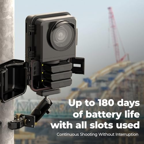 Brinno BCC5000, 2 Pack - 4K WiFi Time Lapse Camera Bundle - Advanced Imaging Sensor, HDR, IP65 Housing, Mobile App, Long Rechargeable Power, Bluetooth, Construction Monitoring System - Image 3