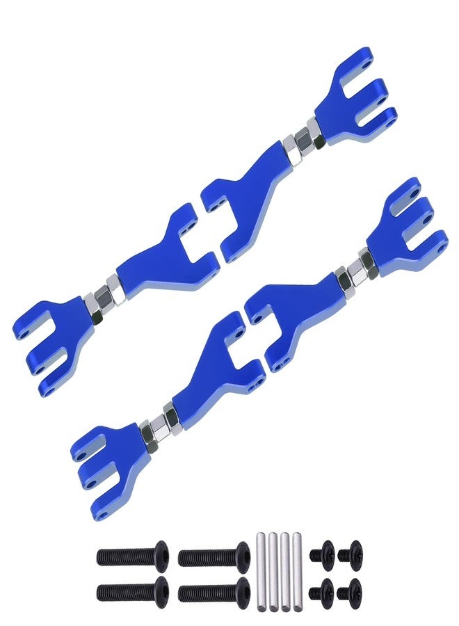 Hobbypark Aluminum Front & Rear Upper Suspension Arms for 1/10 Redcat Blackout XTE Upgrades Parts, fit XBE SC Pro, Replace BS213-002 / BLH-0001GM (4-Pack) (Navy Blue) - Image 1