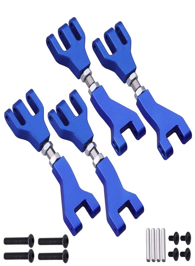 Hobbypark Aluminum Front & Rear Upper Suspension Arms for 1/10 Redcat Blackout XTE Upgrades Parts, fit XBE SC Pro, Replace BS213-002 / BLH-0001GM (4-Pack) (Navy Blue) - Image 4