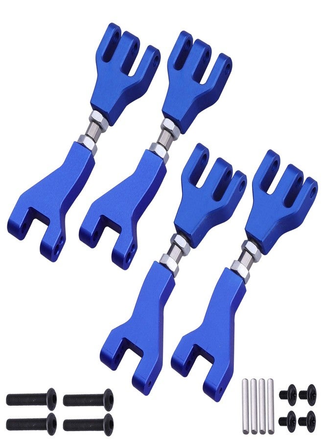 Hobbypark Aluminum Front & Rear Upper Suspension Arms for 1/10 Redcat Blackout XTE Upgrades Parts, fit XBE SC Pro, Replace BS213-002 / BLH-0001GM (4-Pack) (Navy Blue) - Image 5