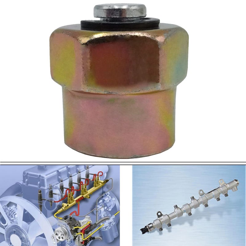 kweiny Diesel Common Rail 14mm Fuel Injector Cap Block Off Tool for Chevy GMC Duramax 66L and Dodge Cummins 59L Some Models
