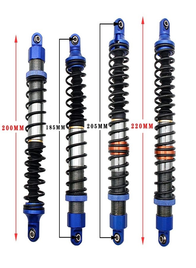FLMLF Aluminum Front and Rear Oil Shocks Kit Blue Shocks Oil Filled For 1/5 Rc car Hpi Baja 5B SS 5T 5SC RC Car Parts - Image 3