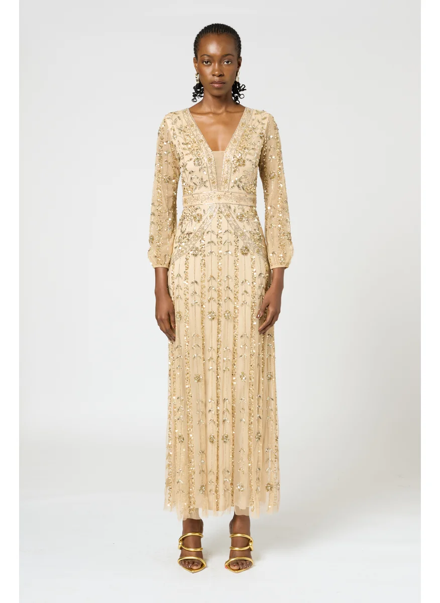 بيوت Ivey Embellished Sequin Maxi Dress